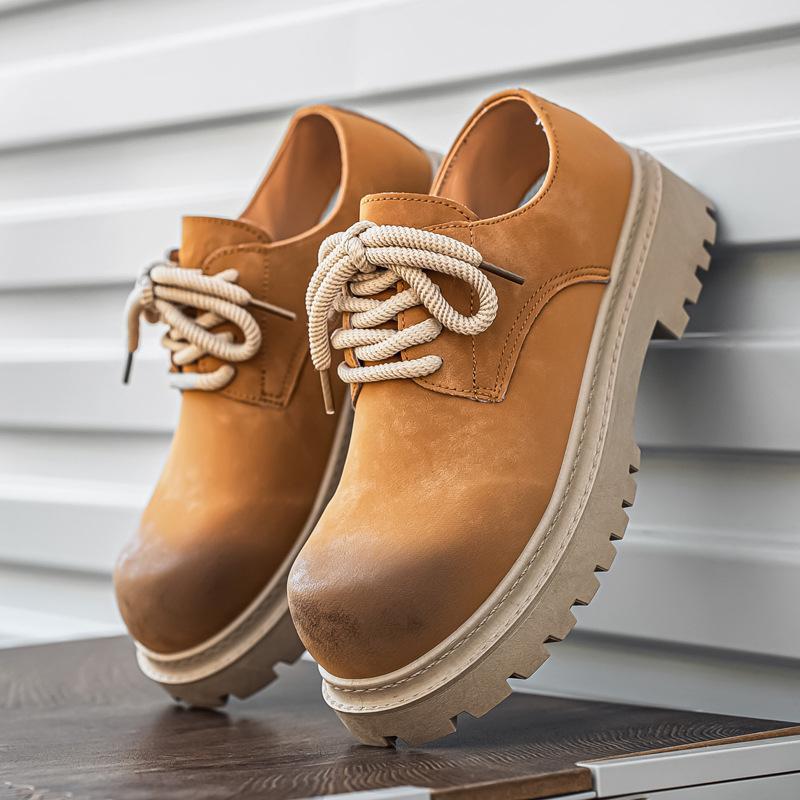 Дерби туфли кэжуал с большой головой и платформой, коричневые, трендовые, универсальные, нишевые, увеличивающие рост, из нубука, мужские, ретро, Мартин 44 коричневый
Дерби туфли кэжуал с большой головой и платформой, коричневые, трендовые, универсальные, нишевые, увеличивающие рост, из нубука, мужские, ретро, Мартин 44 коричневый