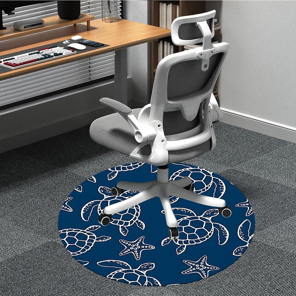 1PC Turtle, Starfish Chair Carpet for Office, Indoor Non-Slip Washable Carpet, Soft Comfortable Mat For Office Room yy250930133 80cm by 80cm
1PC Turtle, Starfish Chair Carpet for Office, Indoor Non-Slip Washable Carpet, Soft Comfortable Mat For Office Room yy250930133 80cm by 80cm