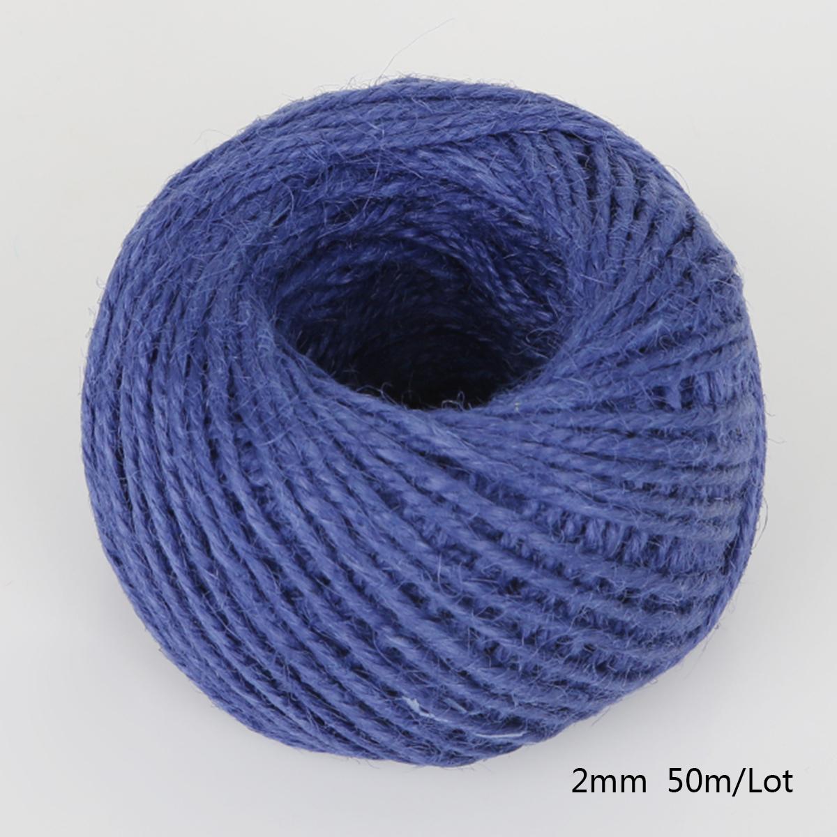 50-метровий джутовий шпагат Натуральний сизаль 2 мм Сільські бирки Обгортання Весільні прикраси Ремесла Кручений мотузок Шнур Події Товари для вечірок королівський синій колір
50-метровий джутовий шпагат Натуральний сизаль 2 мм Сільські бирки Обгортання Весільні прикраси Ремесла Кручений мотузок Шнур Події Товари для вечірок королівський синій колір