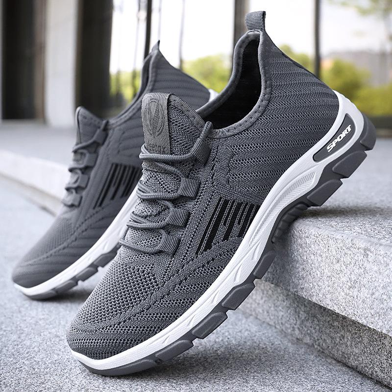 Shoes men s summer soft-soled comfortable sports shoes breathable running shoes flying woven fashion versatile mesh men s shoes 39
Shoes men s summer soft-soled comfortable sports shoes breathable running shoes flying woven fashion versatile mesh men s shoes 39