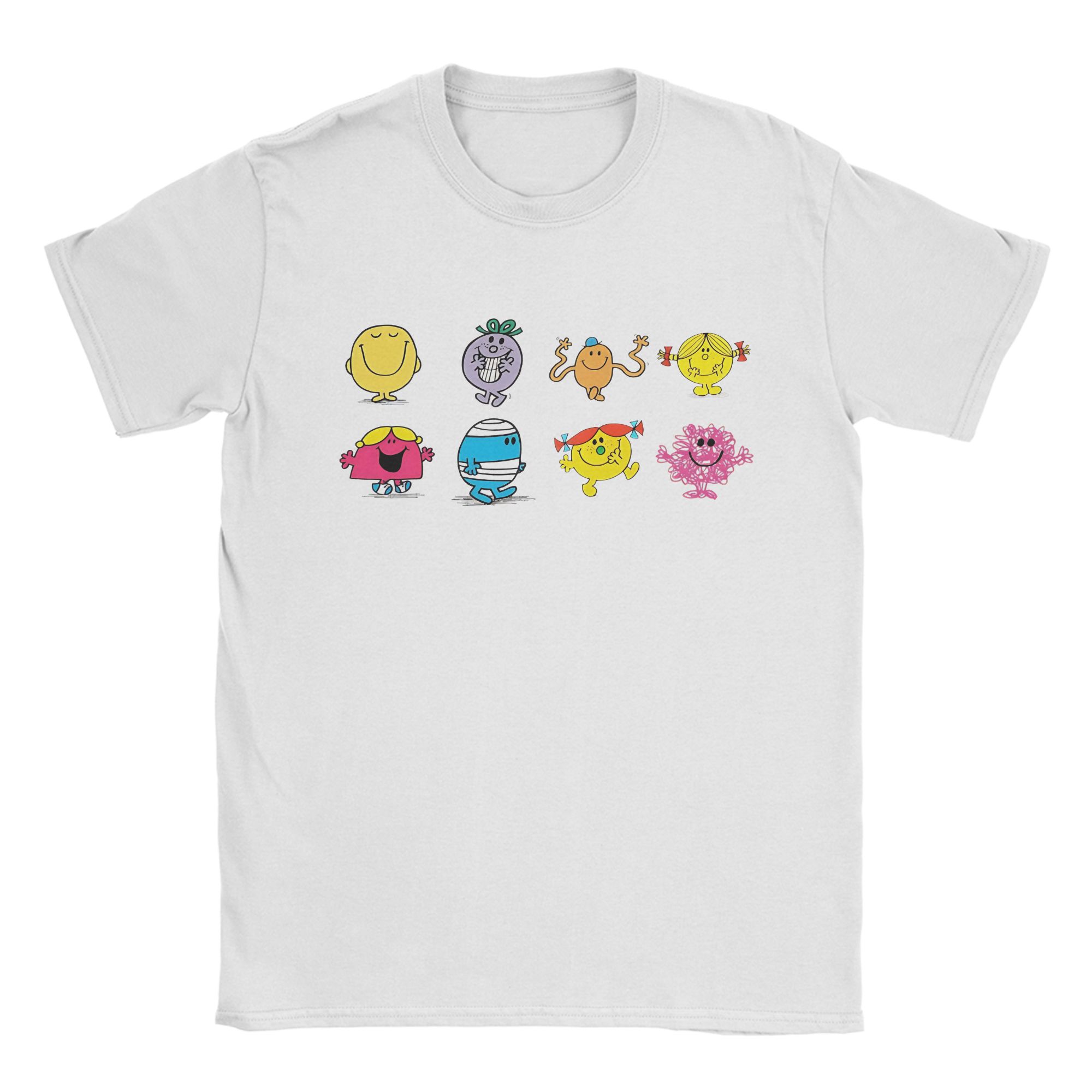 Mr Men little Miss T-Shirts for Men Women Cartoon Funny 100% Cotton Tees Round Collar Short Sleeve T Shirts Plus Size Tops L
Mr Men little Miss T-Shirts for Men Women Cartoon Funny 100% Cotton Tees Round Collar Short Sleeve T Shirts Plus Size Tops L