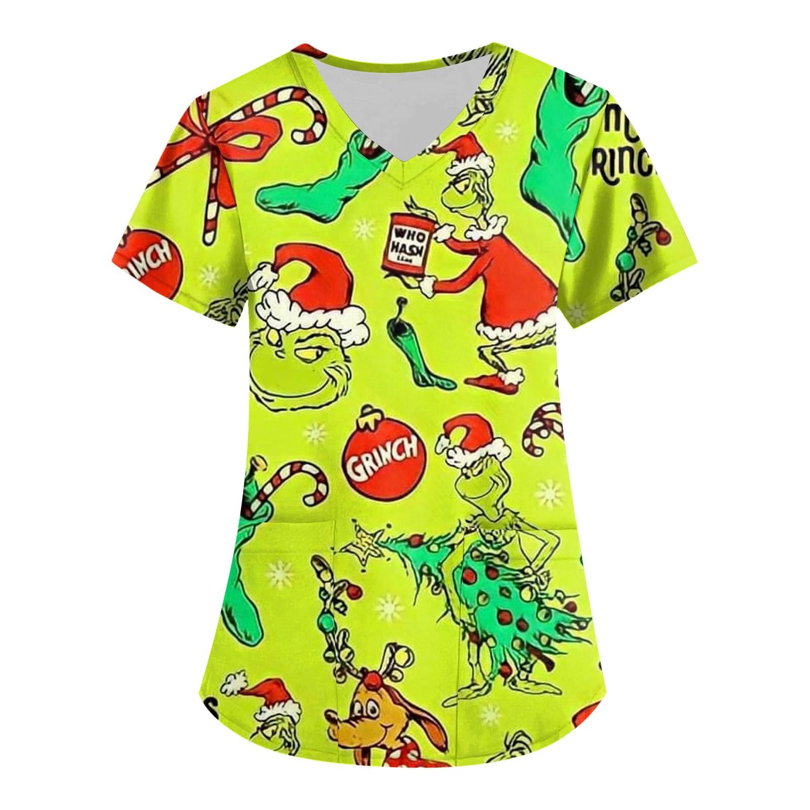 Жіночий модний робочий одяг з V-подібним вирізом і короткими рукавами з принтованими кишенями S жовтий
Жіночий модний робочий одяг з V-подібним вирізом і короткими рукавами з принтованими кишенями S жовтий