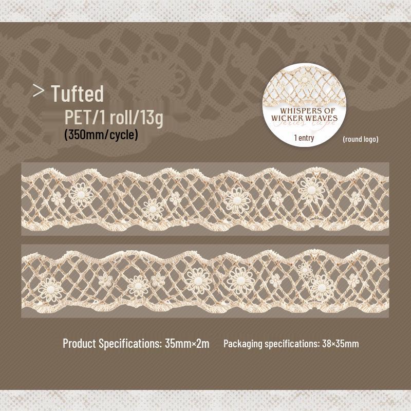 Rattan Whispers Ketchup Girl PET Tape: DIY Journal Decoration Stickers
Rattan Whispers Ketchup Girl PET Tape: DIY Journal Decoration Stickers