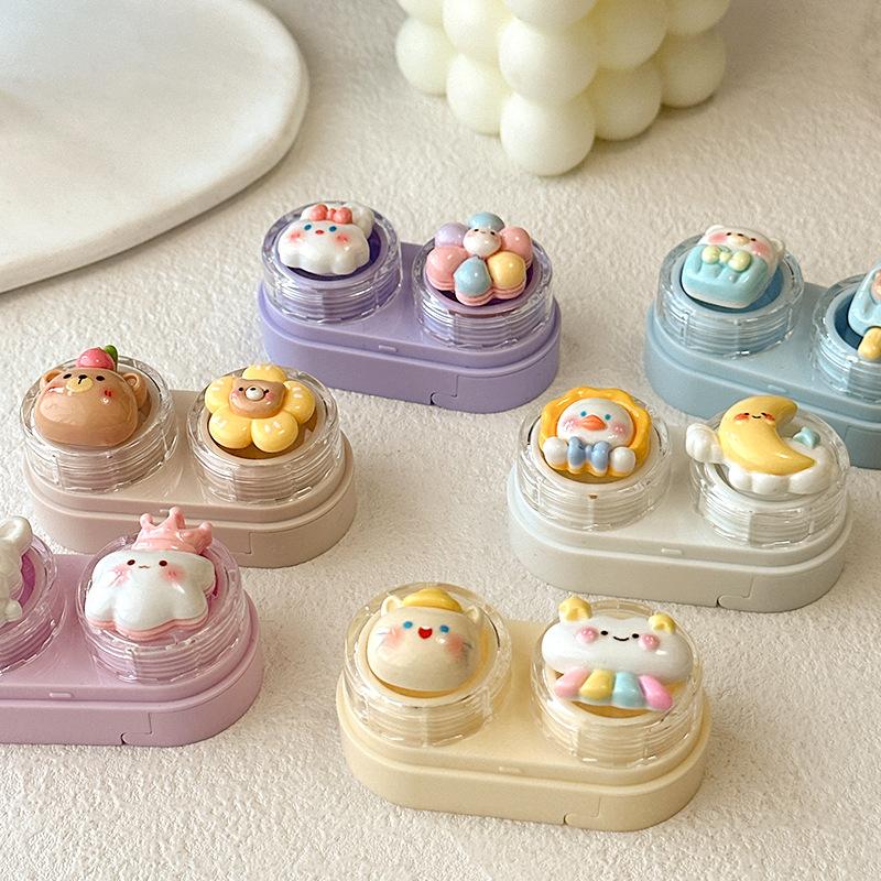 1pc Cute Animal Contact Lens Case Mini Contact Lens Box Portable Lightweight Travel Lens Care Tool with Tweezers
1pc Cute Animal Contact Lens Case Mini Contact Lens Box Portable Lightweight Travel Lens Care Tool with Tweezers