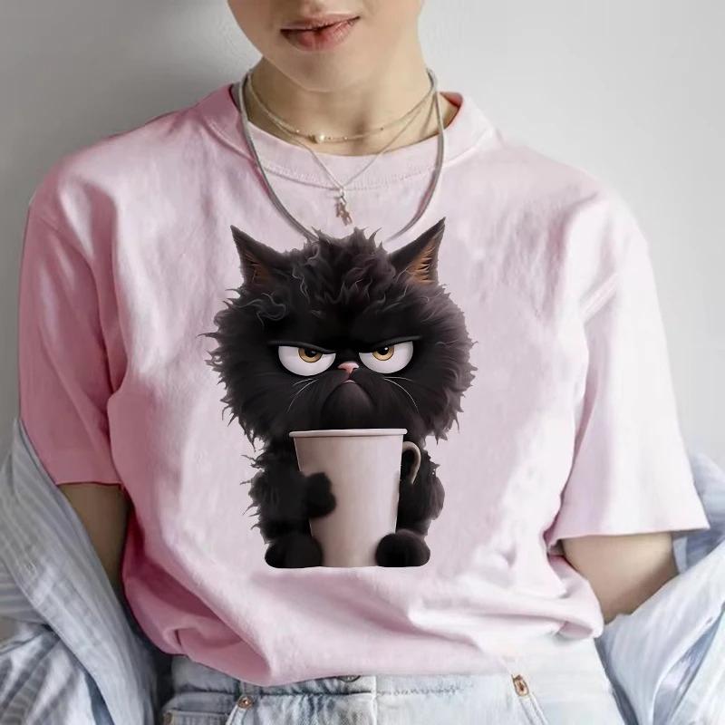 Funny Cat Women Summer White Print Tshirt Girl Casual Short Sleeve O Neck Top For Summer Female Animal Clothing S
Funny Cat Women Summer White Print Tshirt Girl Casual Short Sleeve O Neck Top For Summer Female Animal Clothing S