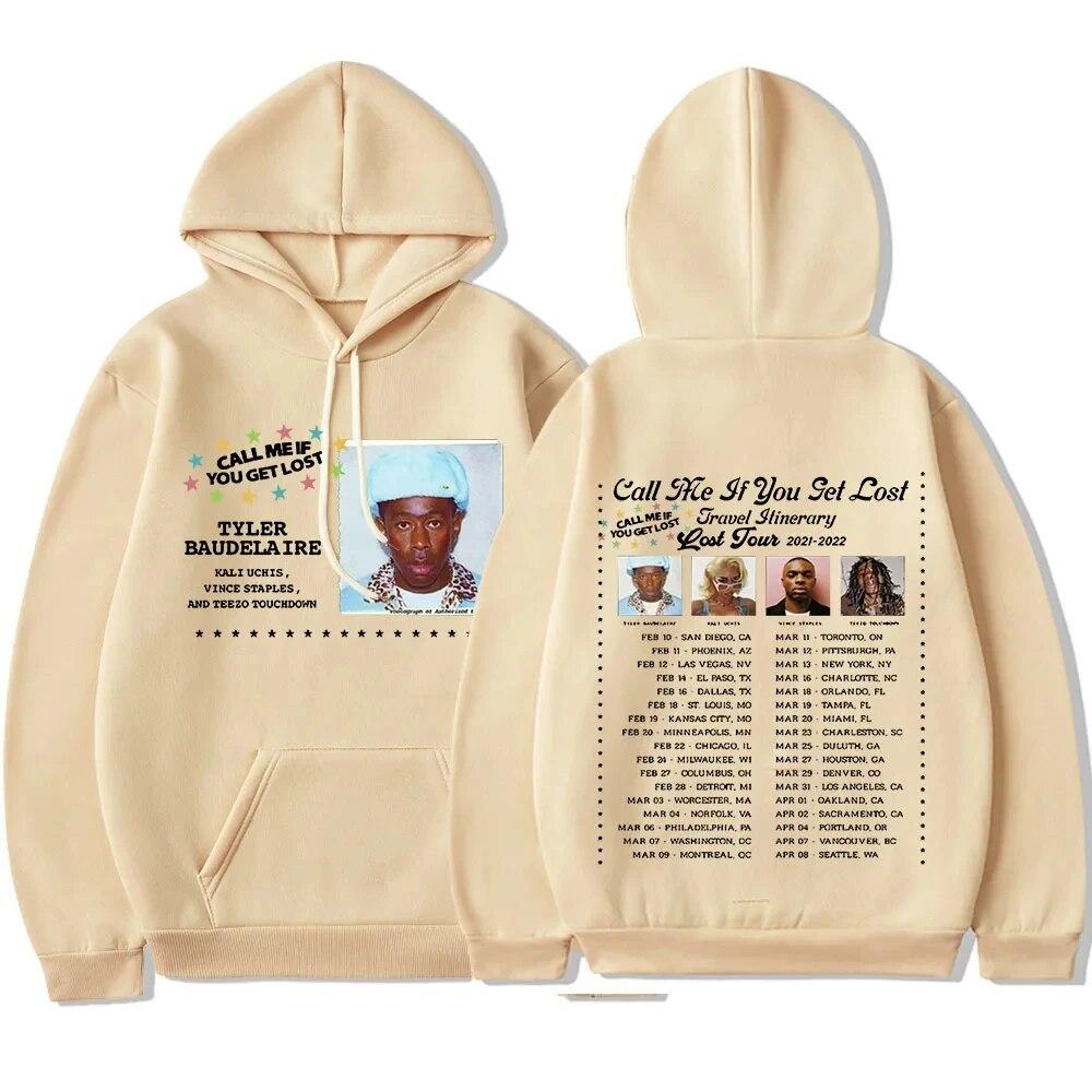 Tyler The Creator Printed Streetwear Unisex Women Fashion Sweatshirts Oversized Hip Hop Hoodie Call Me If You Get Lost Tour Hoodies Unisex
Tyler The Creator Printed Streetwear Unisex Women Fashion Sweatshirts Oversized Hip Hop Hoodie Call Me If You Get Lost Tour Hoodies Unisex