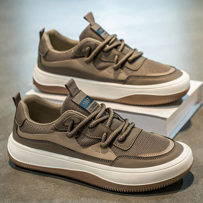 Spring Men s Shoes Ultra-light Thick-soled Stretch Sports Shoes Breathable Deodorant Mesh All-match Casual Sneakers Trend EU37/CN38 кавовий
Spring Men s Shoes Ultra-light Thick-soled Stretch Sports Shoes Breathable Deodorant Mesh All-match Casual Sneakers Trend EU37/CN38 кавовий