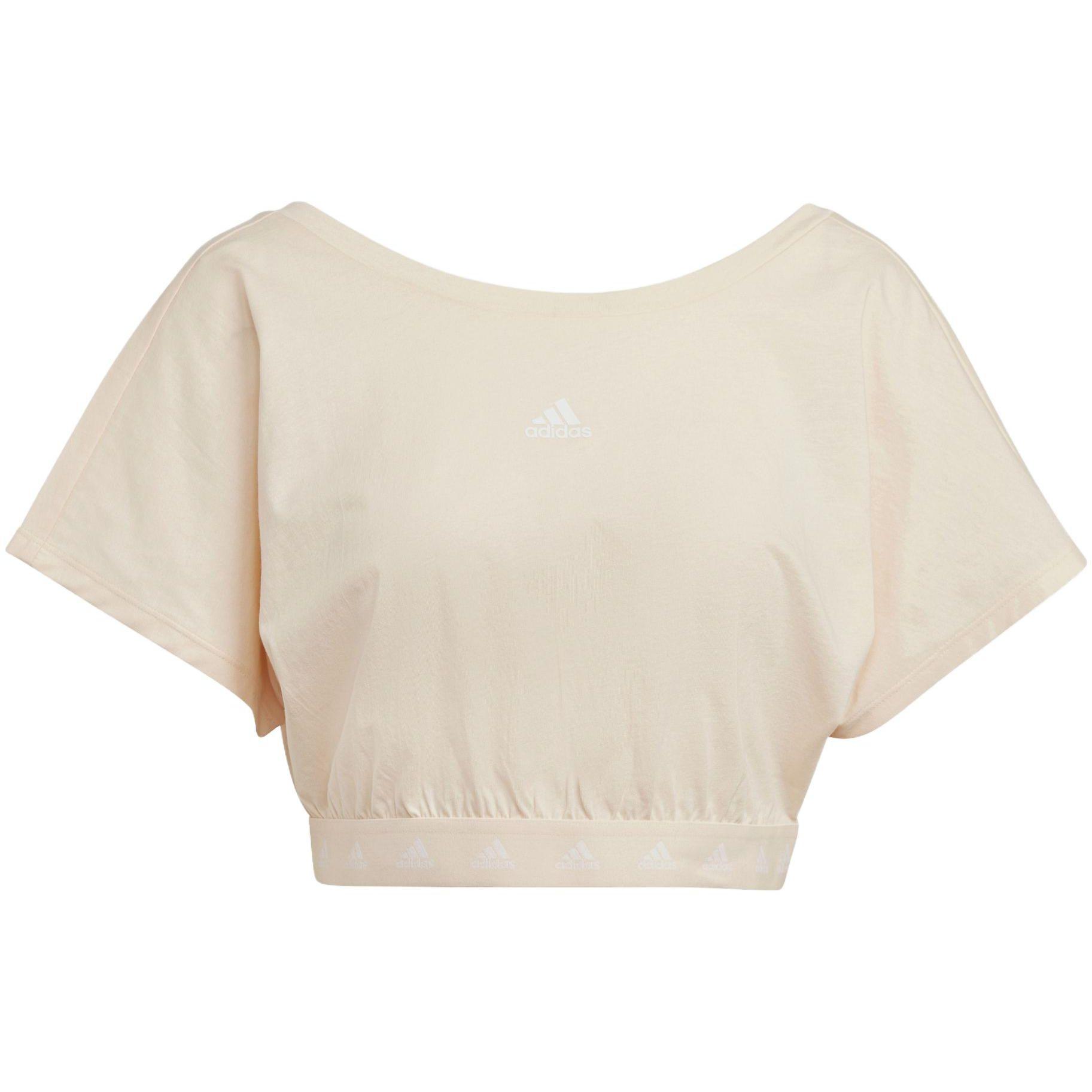 Adidas Solid Color Logo Print Short Sleeve T-Shirt Women Tops Orange HZ9667 L 
Adidas Solid Color Logo Print Short Sleeve T-Shirt Women Tops Orange HZ9667 L