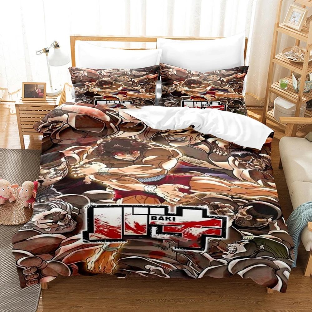 Comforter Baki Hanma Adults And Boys Anime 3D Printed Single Double Queen King Size Comforter (quilt)-EU Single(135*200cm)3pcs
Comforter Baki Hanma Adults And Boys Anime 3D Printed Single Double Queen King Size Comforter (quilt)-EU Single(135*200cm)3pcs