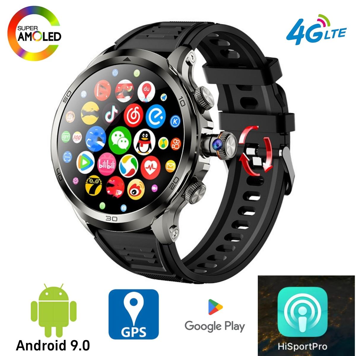 2025 New Arrival H19 4G Full Netcom Smartwatch Android 9.0 With 1.95 inch Amoled Screen 900W Rotating Camera GPS WIFI Smart Watch Men чорний
2025 New Arrival H19 4G Full Netcom Smartwatch Android 9.0 With 1.95 inch Amoled Screen 900W Rotating Camera GPS WIFI Smart Watch Men чорний