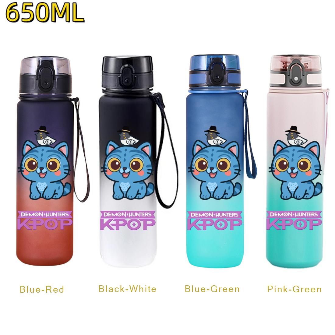 650ML KPop Demon Hunters Cartoon Gradient Water Cup Hiking Portable Drink Bottles Travel Mug Office Sport Boy Girl Fans Perfect Gifts Blue-Red-1PCS
650ML KPop Demon Hunters Cartoon Gradient Water Cup Hiking Portable Drink Bottles Travel Mug Office Sport Boy Girl Fans Perfect Gifts Blue-Red-1PCS