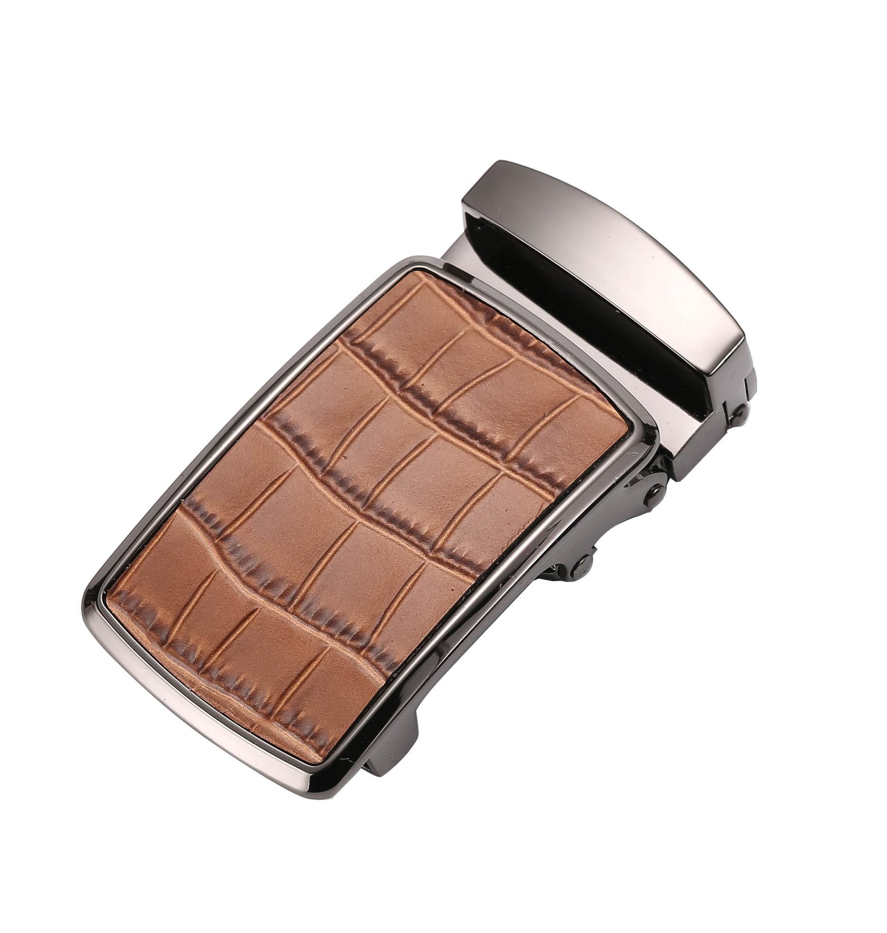 Мужской кожаный ремень с пряжкой из крокодиловой кожи, без отверстий, беззубый, из сплава, беззубая автоматическая пряжка, 3,8, первый слой, коровья кожа коричневый
Мужской кожаный ремень с пряжкой из крокодиловой кожи, без отверстий, беззубый, из сплава, беззубая автоматическая пряжка, 3,8, первый слой, коровья кожа коричневый