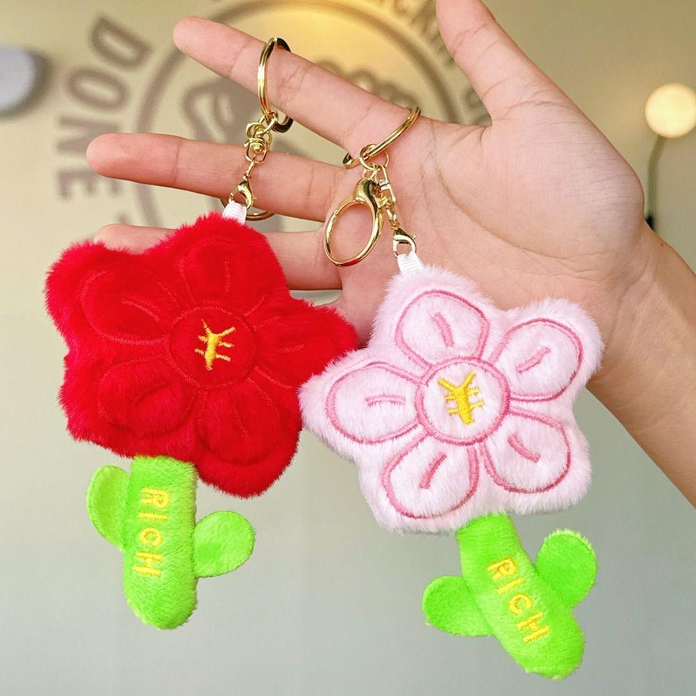 Charms Plush Flower Pendant Bag Hanging Car Key Ring Portable Flower Keychain New Year Gift Style A1
Charms Plush Flower Pendant Bag Hanging Car Key Ring Portable Flower Keychain New Year Gift Style A1