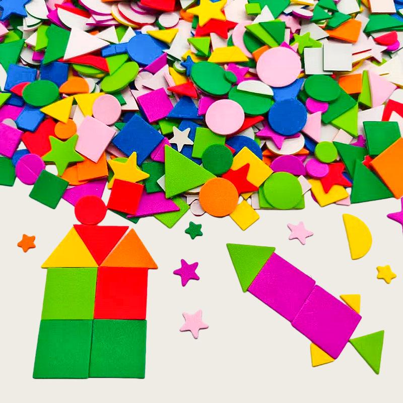 Creative DIY Geometric Foam Stickers - Self-Adhesive Colored EVA Patterns for Cross-Border Decoration 450 pieces/bag
Creative DIY Geometric Foam Stickers - Self-Adhesive Colored EVA Patterns for Cross-Border Decoration 450 pieces/bag
