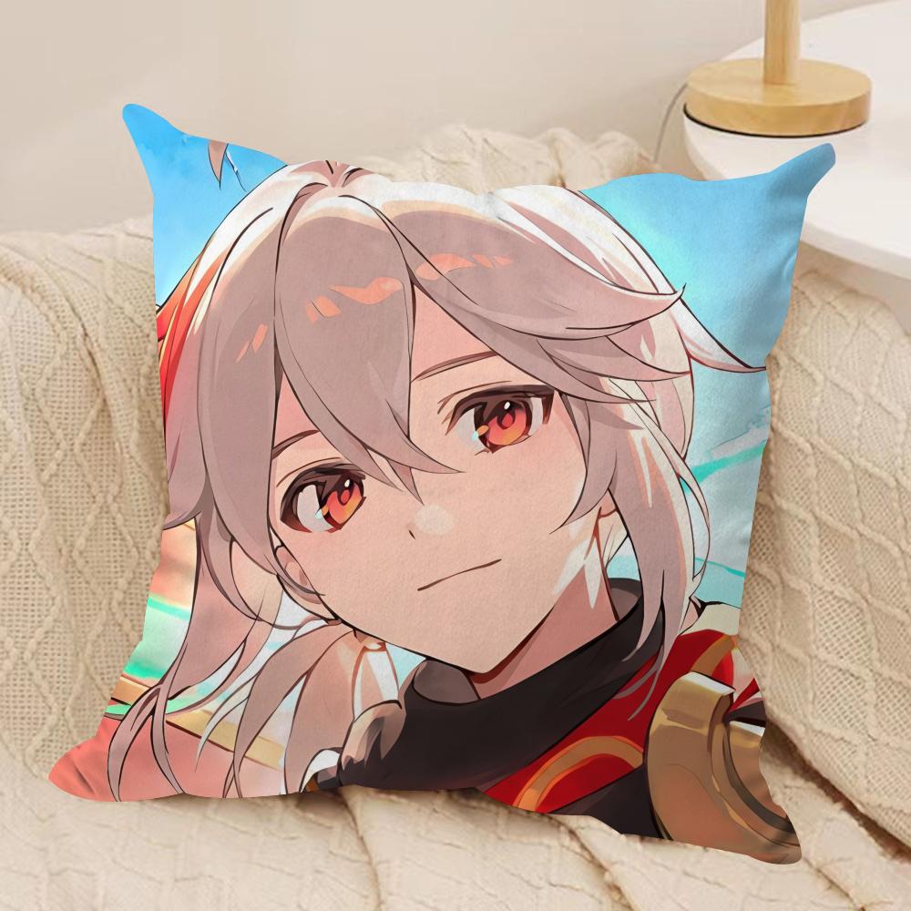 Kaedehara Kazuha Genshin Impact Cushion Cover Silky Short Plush Invisible Zipper Dustproof Sofa Pillow Case for Home Decor 30x30cm
Kaedehara Kazuha Genshin Impact Cushion Cover Silky Short Plush Invisible Zipper Dustproof Sofa Pillow Case for Home Decor 30x30cm