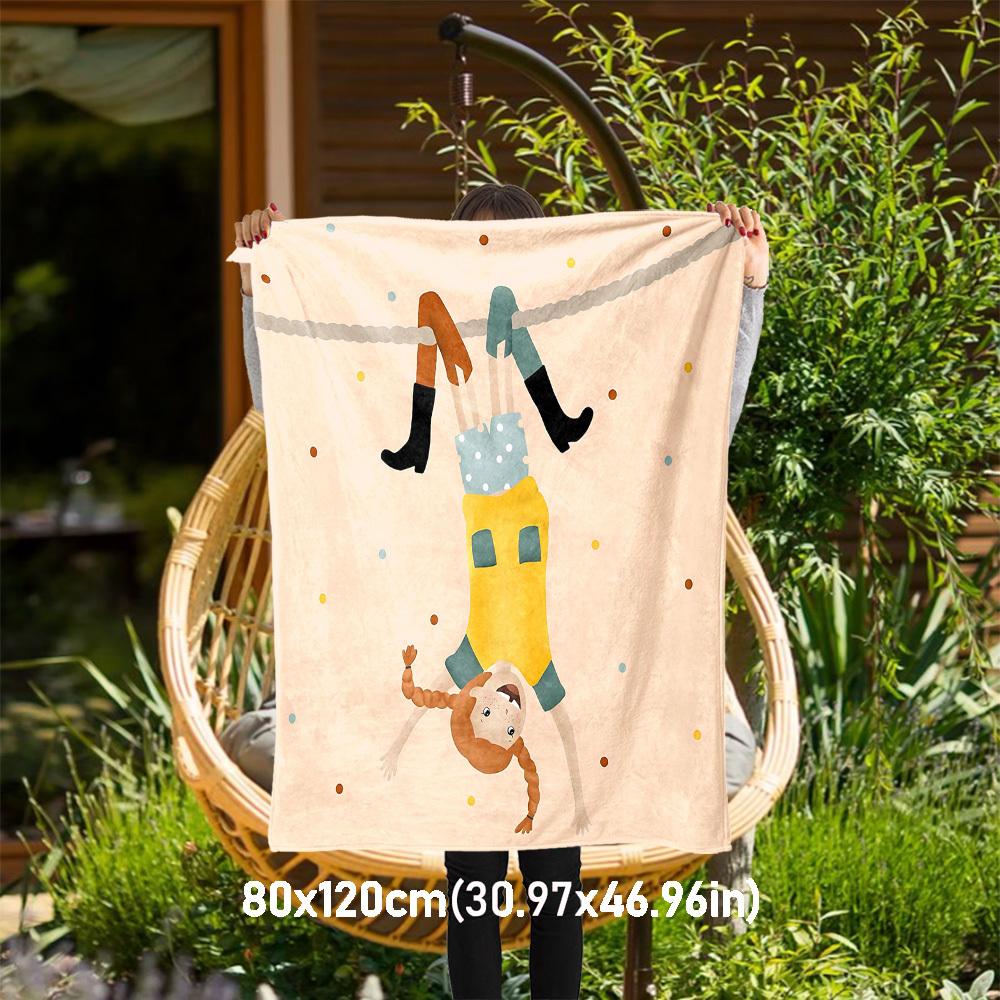 1PC girl, hangingOutdoor Flannel Blanket - Soft Plush Decor for Picnics, camping, Bedroom, Playroom, Office, or Lunch Break 1216A 80x120cm(31x47inch)
1PC girl, hangingOutdoor Flannel Blanket - Soft Plush Decor for Picnics, camping, Bedroom, Playroom, Office, or Lunch Break 1216A 80x120cm(31x47inch)