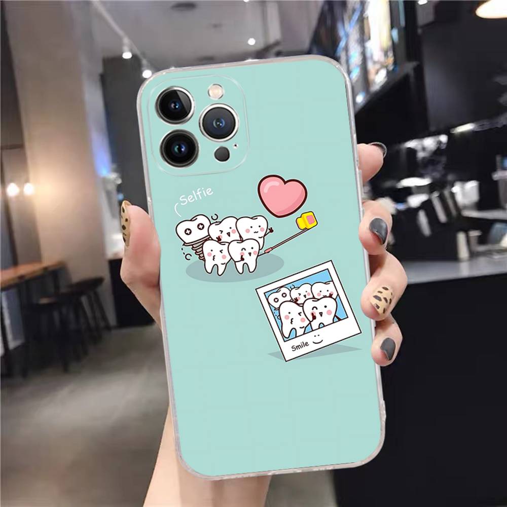 Cute Dentist Tooth Phone Case For IPhone 16 15 8 7 6 6S Plus X SE XR XS 14 11 12 13 Mini Pro Max Mobile Case iPhone 13
Cute Dentist Tooth Phone Case For IPhone 16 15 8 7 6 6S Plus X SE XR XS 14 11 12 13 Mini Pro Max Mobile Case iPhone 13