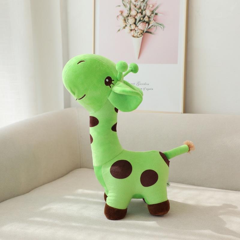 Giraffe Pendant Colorful Deer Doll Big Giraffe Plush Toy 28cm зелений
Giraffe Pendant Colorful Deer Doll Big Giraffe Plush Toy 28cm зелений