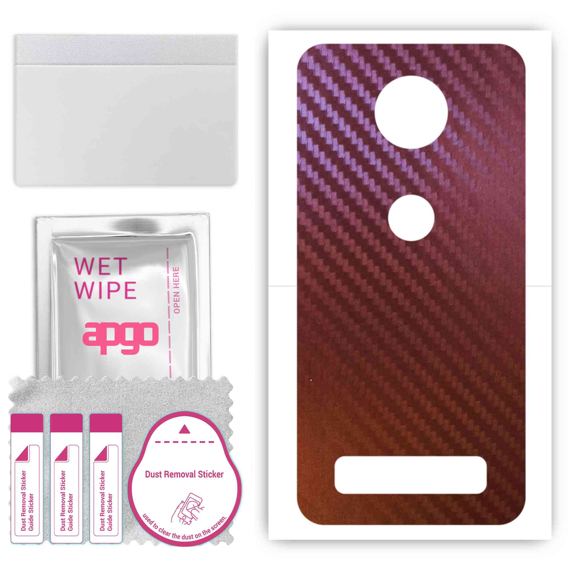 apgo skin sticker film foil vinyl for the BACK compatible with Motorola Moto Z3, scratch-resistant, easy to install - Carbon Chameleon CAKA5
apgo skin sticker film foil vinyl for the BACK compatible with Motorola Moto Z3, scratch-resistant, easy to install - Carbon Chameleon CAKA5