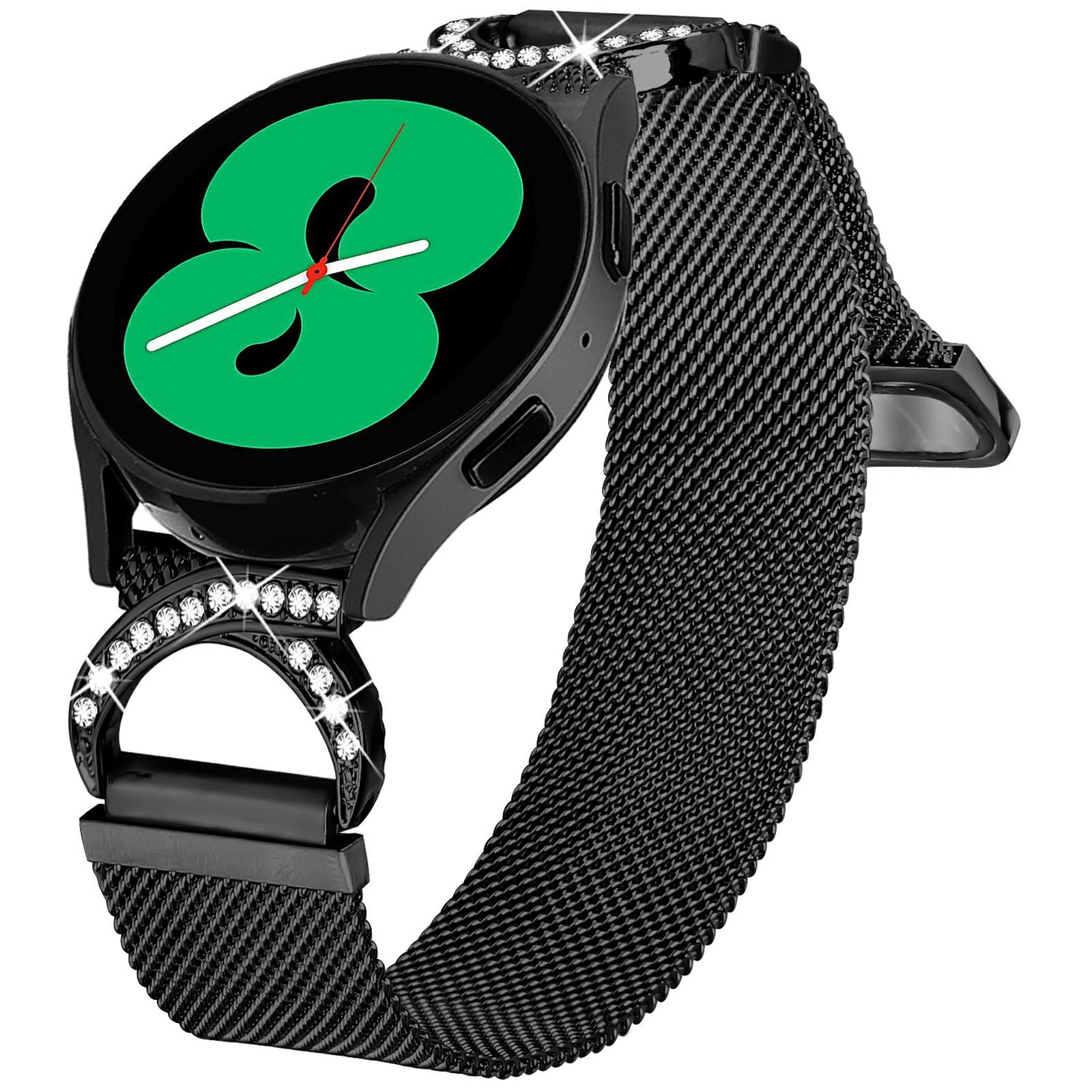 Watch Band for Samsung Galaxy Watch Active Milanese Metal Strap Rhinestone Decor Black
Watch Band for Samsung Galaxy Watch Active Milanese Metal Strap Rhinestone Decor Black