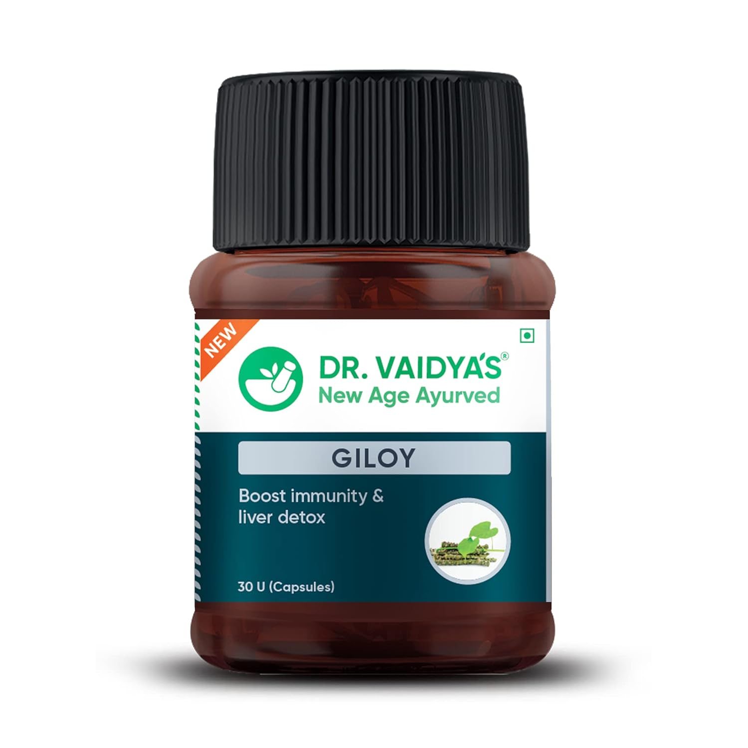 Dr. Vaidya s Giloy Guduchi Capsules Helps In Care & Blood Purification | 30 Capsules 50gm 0.1lbs
Dr. Vaidya s Giloy Guduchi Capsules Helps In Care & Blood Purification | 30 Capsules 50gm 0.1lbs