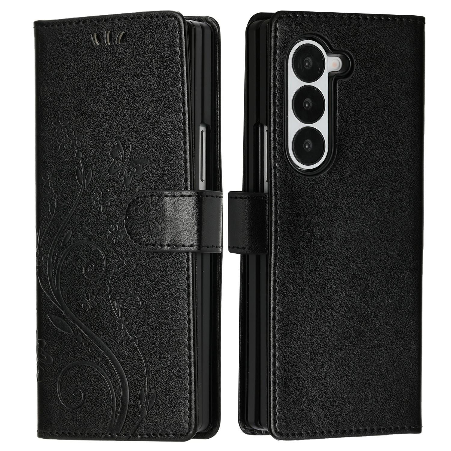 For Samsung Galaxy Z Fold6 5G Leather Wallet Case Butterfly Flower Imprinted Phone Cover with Strap J
For Samsung Galaxy Z Fold6 5G Leather Wallet Case Butterfly Flower Imprinted Phone Cover with Strap J