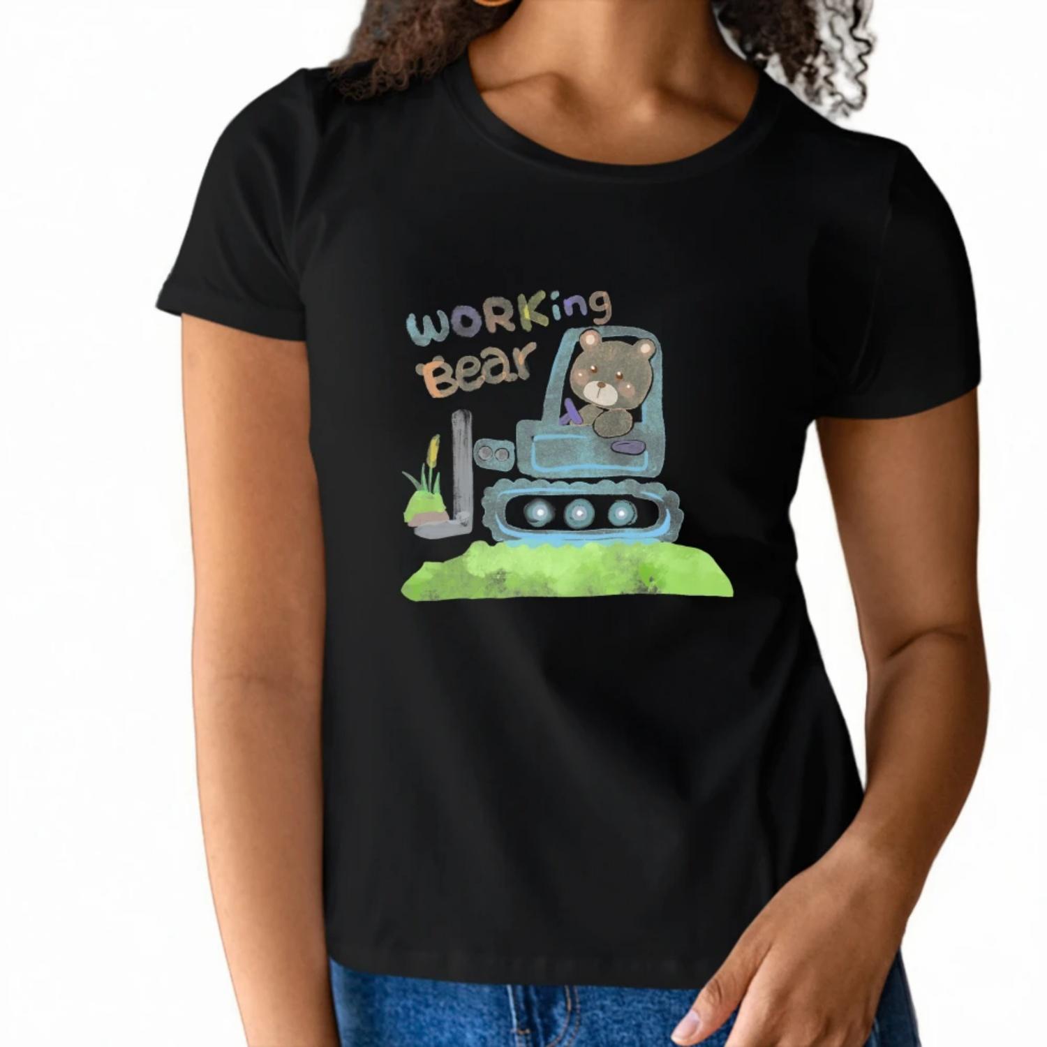 Women s T-Shirt Short Sleeve Round Neck Summer Graphic Tee Cute Bear Design Trendy 2023 Fast Ship S чёрный
Women s T-Shirt Short Sleeve Round Neck Summer Graphic Tee Cute Bear Design Trendy 2023 Fast Ship S чёрный