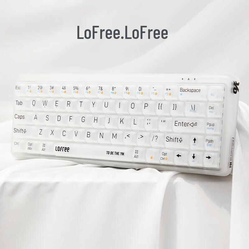 Lofree 1% Transparent Dual-Mode Wireless Mechanical Keyboard
Lofree 1% Transparent Dual-Mode Wireless Mechanical Keyboard