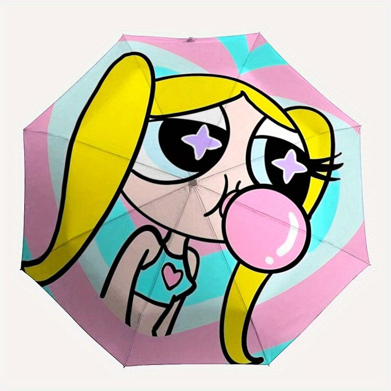 1pc Powerpuff Girls Automatic Folding Umbrella with 8-Rib Compact & Lightweight Design, Self-Opening/ Closing045
1pc Powerpuff Girls Automatic Folding Umbrella with 8-Rib Compact & Lightweight Design, Self-Opening/ Closing045