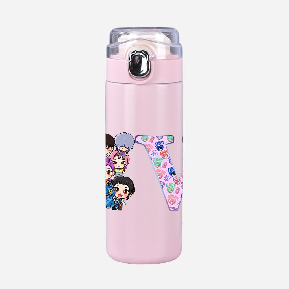 26 Англійських літер K-Pop Мисливці на демонів Принтована Пляшка для води 400 мл Чашка-термос Портативна Нержавіюча сталь Герметична Кемпінгова Чашка для води Дитячі подарунки
26 Англійських літер K-Pop Мисливці на демонів Принтована Пляшка для води 400 мл Чашка-термос Портативна Нержавіюча сталь Герметична Кемпінгова Чашка для води Дитячі подарунки