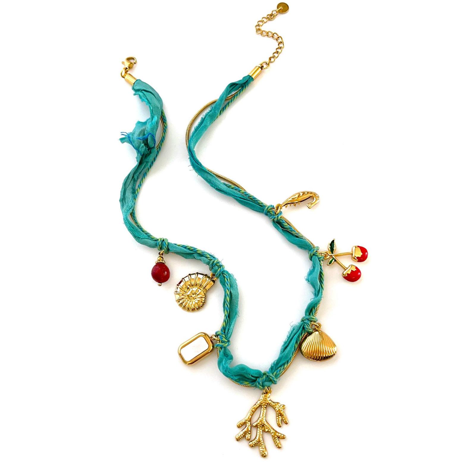 Summer Shell Conch Fruit Layering Necklace Soft Fabric Chain Detail Adjustable Length For Casual Outfit Styling 1
Summer Shell Conch Fruit Layering Necklace Soft Fabric Chain Detail Adjustable Length For Casual Outfit Styling 1