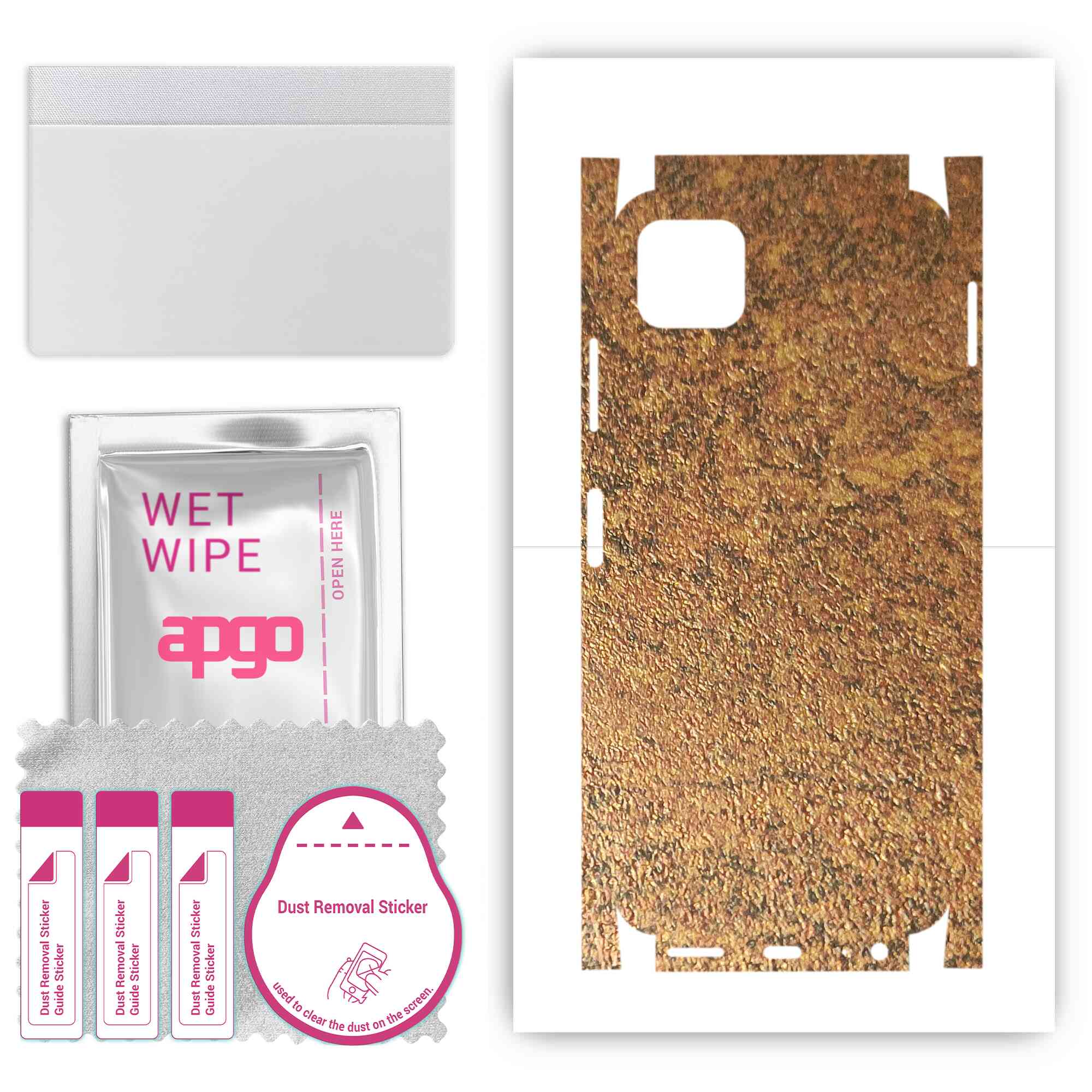 apgo Protective Skin Sticker for the back+sides compatible with Samsung Galaxy F42 5G, Full Wrap Film, Foil, Vinyl - Pattern Rusty Copper
apgo Protective Skin Sticker for the back+sides compatible with Samsung Galaxy F42 5G, Full Wrap Film, Foil, Vinyl - Pattern Rusty Copper