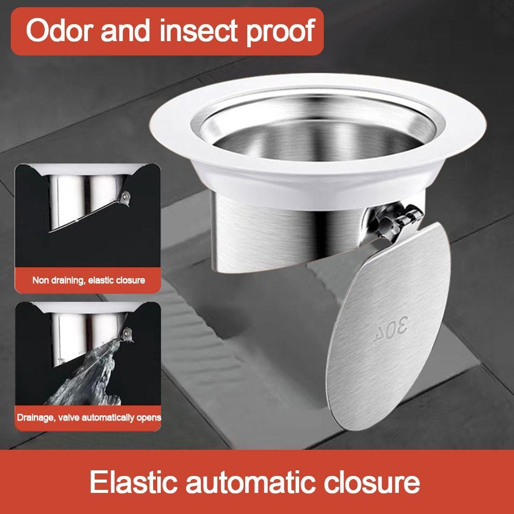 Prevent Backflow Toilet Odor Stopper Stainless steel Sewer Anti-smell Plug Bathroom Fitting
Prevent Backflow Toilet Odor Stopper Stainless steel Sewer Anti-smell Plug Bathroom Fitting