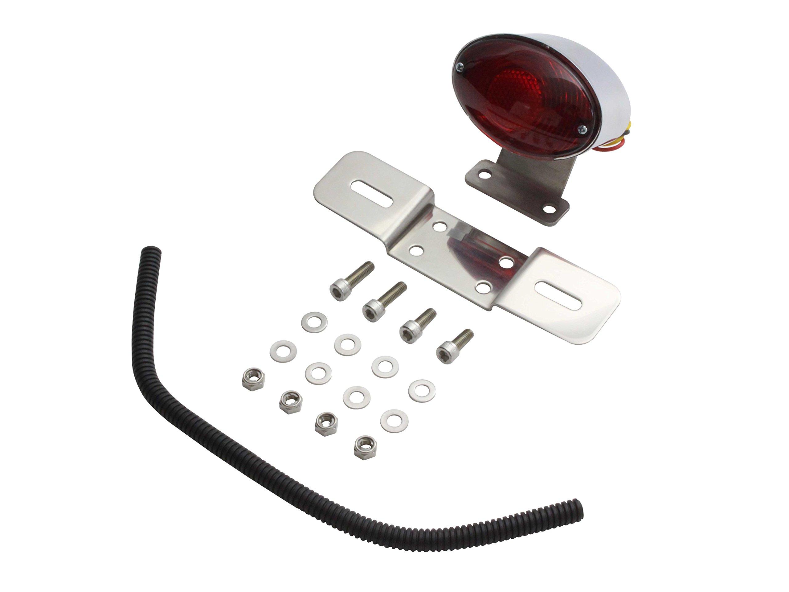 POSH FAITH Motorcycle Accessories Mini Cat Eye Tail Lamp Tracker Big Boy 200 Red SR400/SR500/Grass ( 10)/VanVan ( 07) 090040-90
POSH FAITH Motorcycle Accessories Mini Cat Eye Tail Lamp Tracker Big Boy 200 Red SR400/SR500/Grass ( 10)/VanVan ( 07) 090040-90