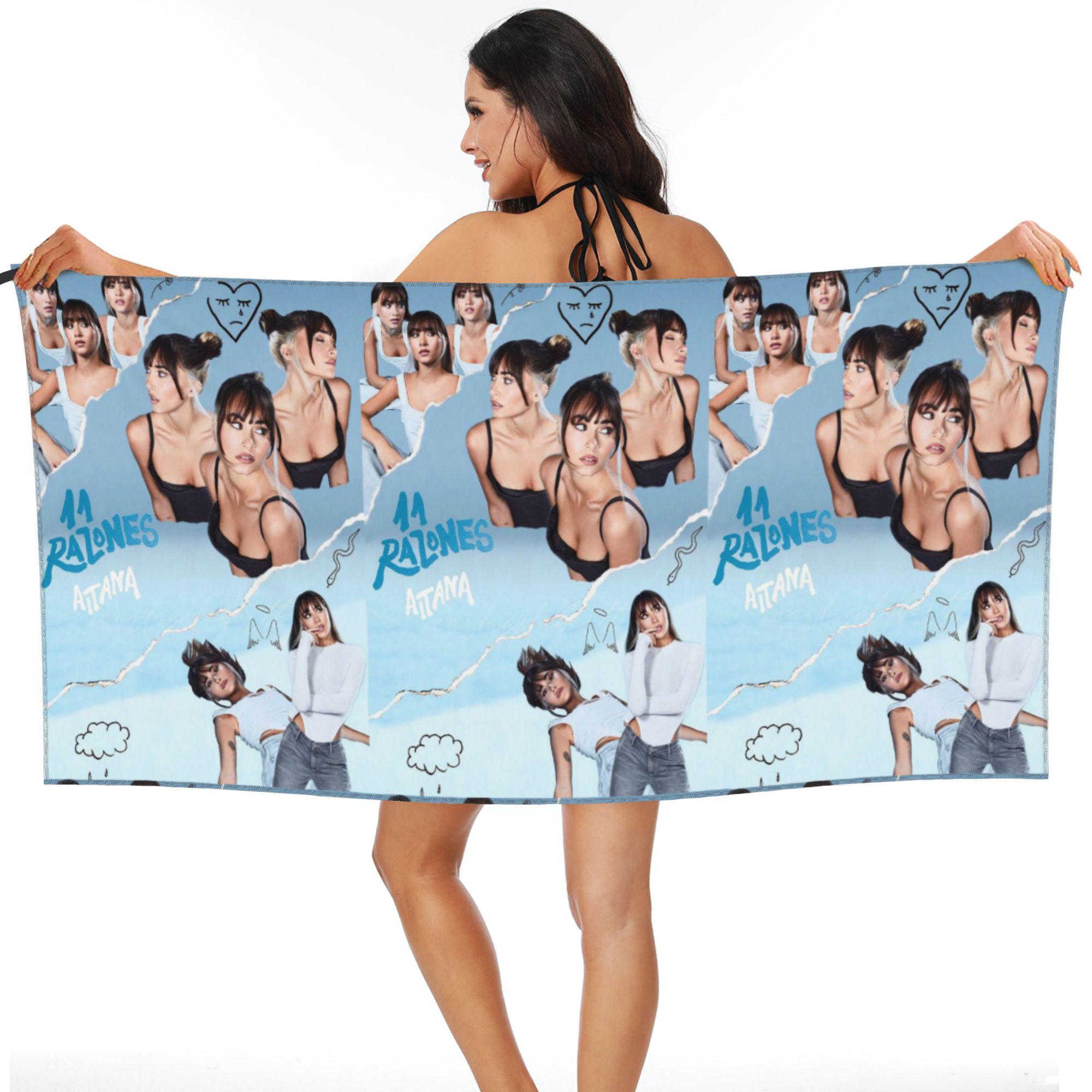 Aitana Ocana Singer Beach Towel Soft Microfiber Quick Dry Absorbent Quick Towels For Swimming W40*H60(CM)
Aitana Ocana Singer Beach Towel Soft Microfiber Quick Dry Absorbent Quick Towels For Swimming W40*H60(CM)