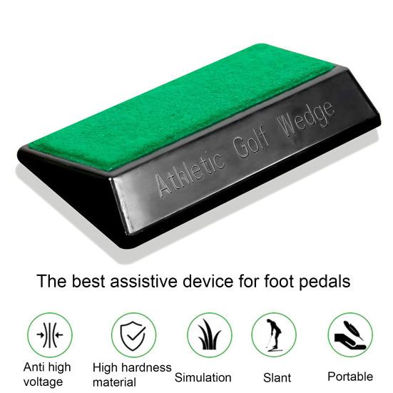 Yousheng Golf Swing Trainer Compact Portable Easy to Use 15-Degree Alignment Correction Pedal Foot Wedges Golf Training Aid зелений
Yousheng Golf Swing Trainer Compact Portable Easy to Use 15-Degree Alignment Correction Pedal Foot Wedges Golf Training Aid зелений