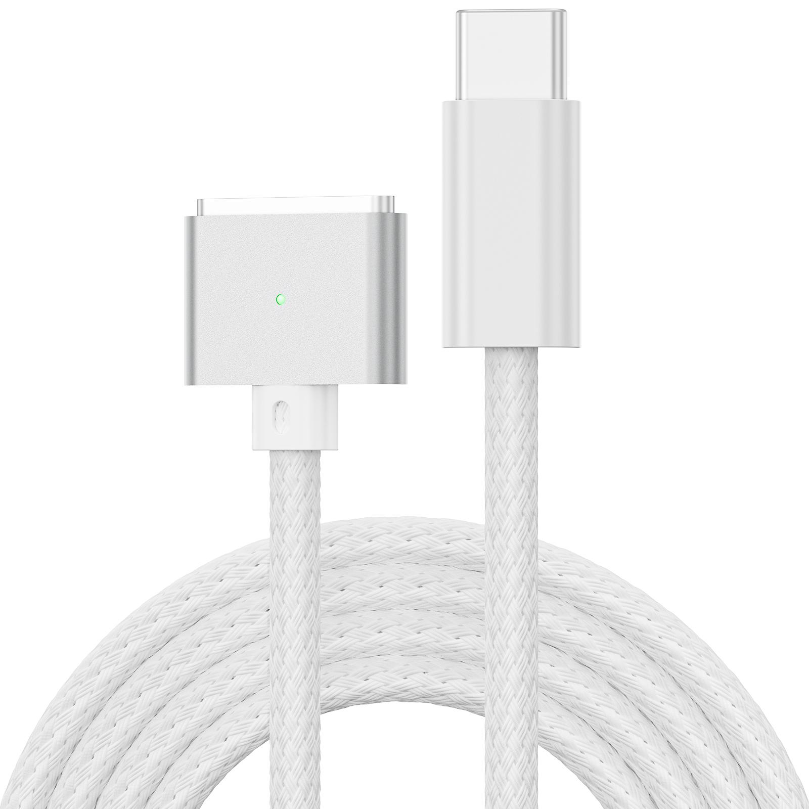 USB Type C для Magsafe 3 Магнитный зарядный шнур для ноутбука Зарядный кабель-конвертер PD 140 Вт для MacBook Air/Pro A2442 A2485 A2681
USB Type C для Magsafe 3 Магнитный зарядный шнур для ноутбука Зарядный кабель-конвертер PD 140 Вт для MacBook Air/Pro A2442 A2485 A2681
