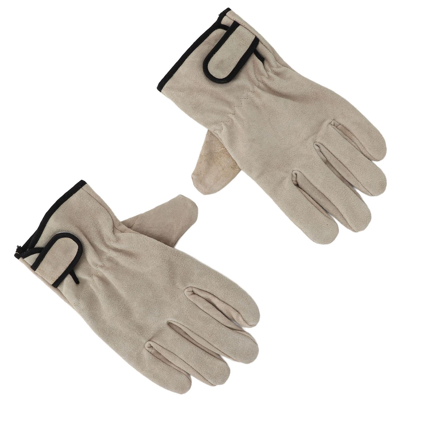 Cowhide Leather Gloves Durable Insulation Leather Gloves BBQ Camping Driving Gloves for Welding Wood Cutting
Cowhide Leather Gloves Durable Insulation Leather Gloves BBQ Camping Driving Gloves for Welding Wood Cutting