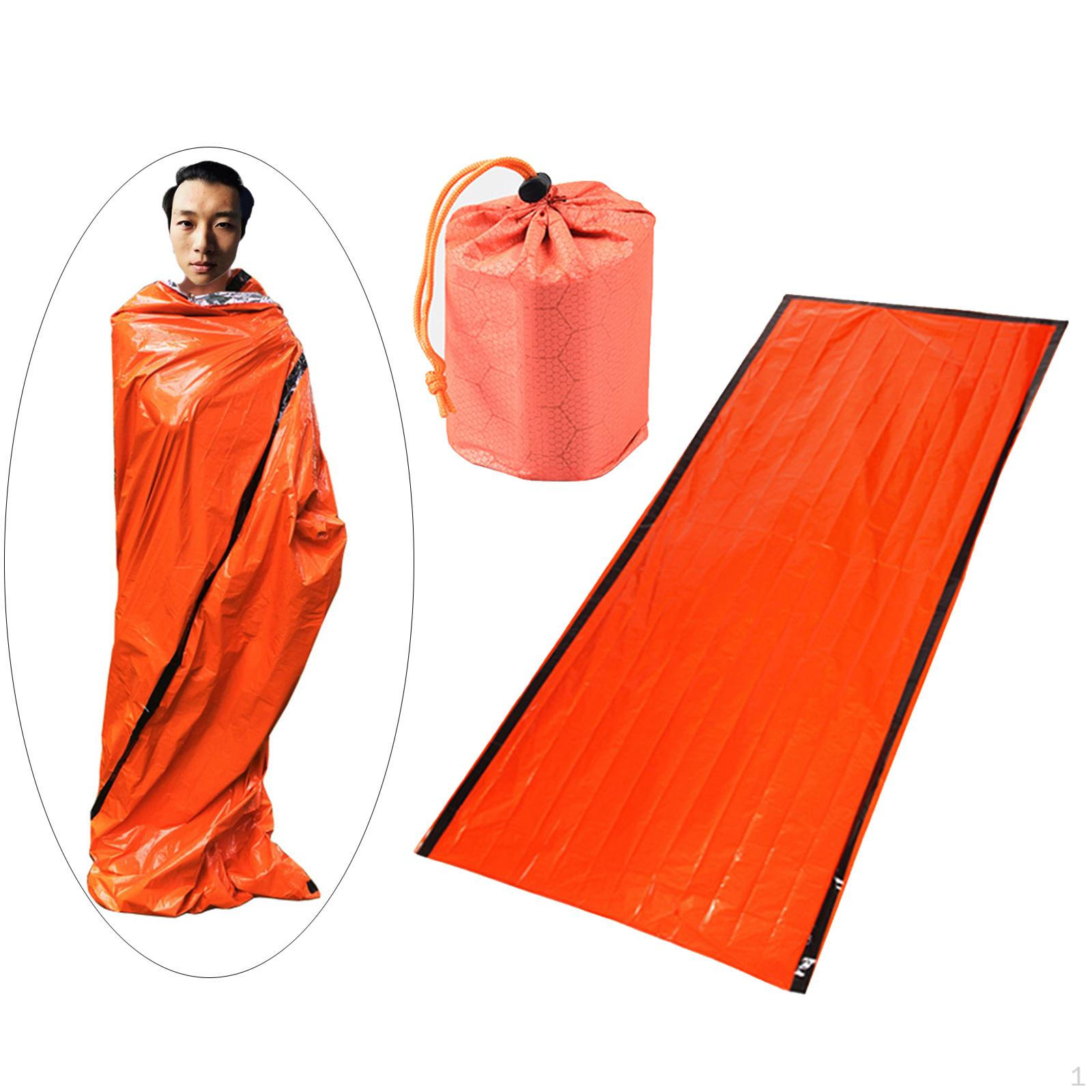 Blanket Emergency Bivouac Sack Survival Sleeping Bag for First Aid Reisen im Freien Hiking, помаранчевий
Blanket Emergency Bivouac Sack Survival Sleeping Bag for First Aid Reisen im Freien Hiking, помаранчевий