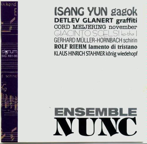 CD ISANG YUN / DETLEV GLANERT / CORD M - Gagok / Graffiti / November / Ko-Th SIGX6100 Signum 1995 Germany Classical Used
CD ISANG YUN / DETLEV GLANERT / CORD M - Gagok / Graffiti / November / Ko-Th SIGX6100 Signum 1995 Germany Classical Used