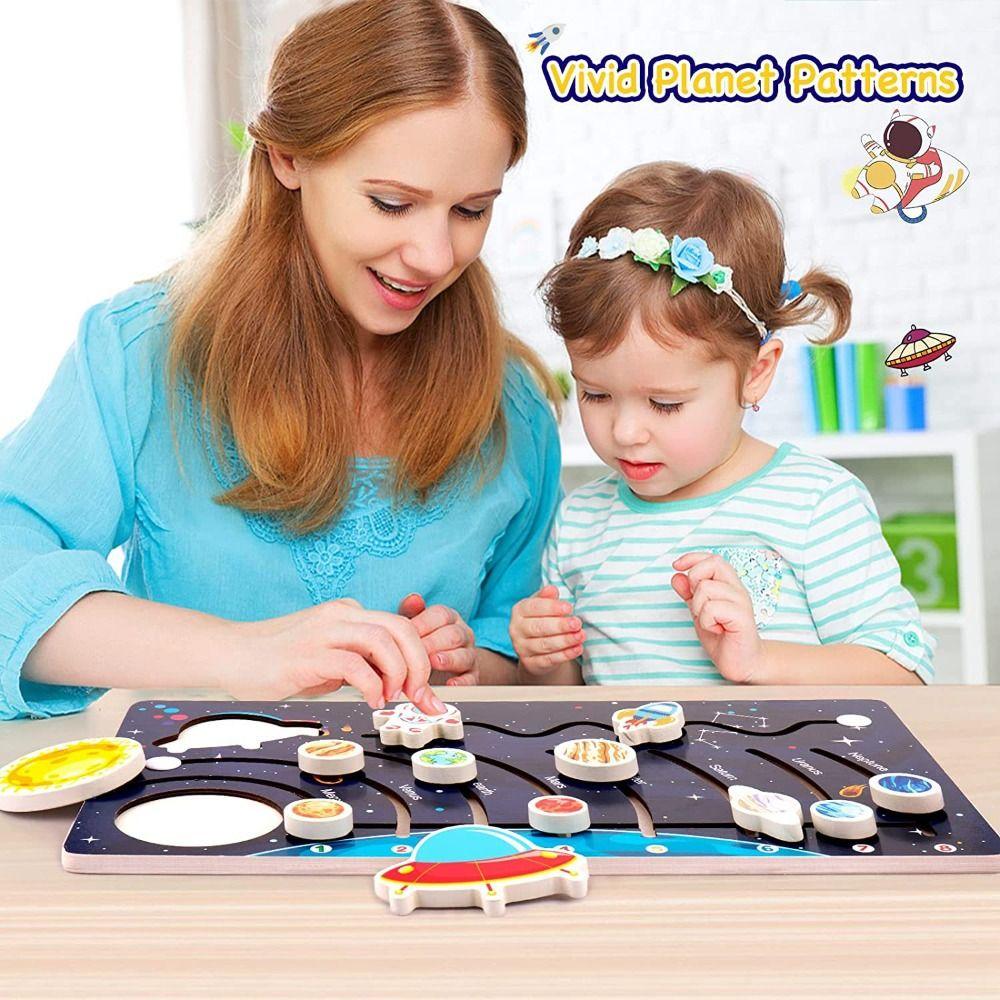 Universe Montessori Wooden Toy Astronomy Wooden Puzzle Cute Jigsaw Tray Imagination E
Universe Montessori Wooden Toy Astronomy Wooden Puzzle Cute Jigsaw Tray Imagination E