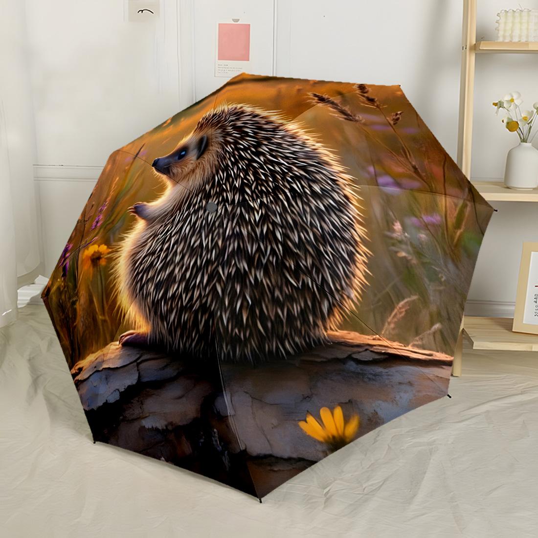 Fantasy Hedgehog Garden Compact Travel Automatic Umbrella Compact 8-Rib Lightweight Lightweight Travel Essential Fashionable Accessory
Fantasy Hedgehog Garden Compact Travel Automatic Umbrella Compact 8-Rib Lightweight Lightweight Travel Essential Fashionable Accessory