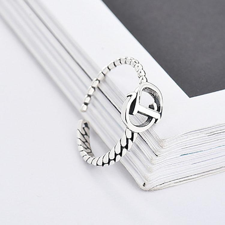 S925 Sterling Silver Gold-Plated Letter C D Adjustable Open Ring for Women Open Adjustable
S925 Sterling Silver Gold-Plated Letter C D Adjustable Open Ring for Women Open Adjustable