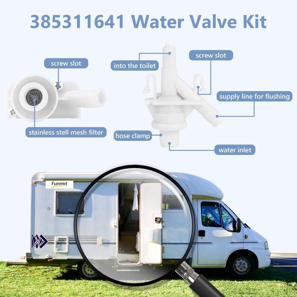 385311641 water valve kit Stainless Steel Pedal flush Toilets valve for 385311641/Dometic
385311641 water valve kit Stainless Steel Pedal flush Toilets valve for 385311641/Dometic