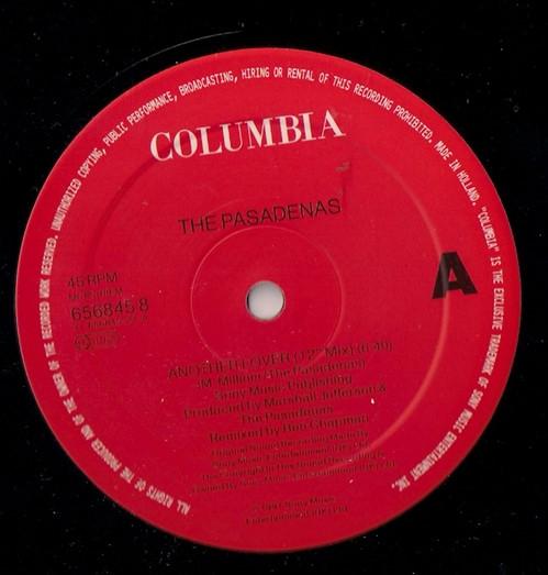 12inch Record PASADENAS - Another Lover Remix 6568458 COLUMBIA 1991 UK Dance & Electronica Used
12inch Record PASADENAS - Another Lover Remix 6568458 COLUMBIA 1991 UK Dance & Electronica Used