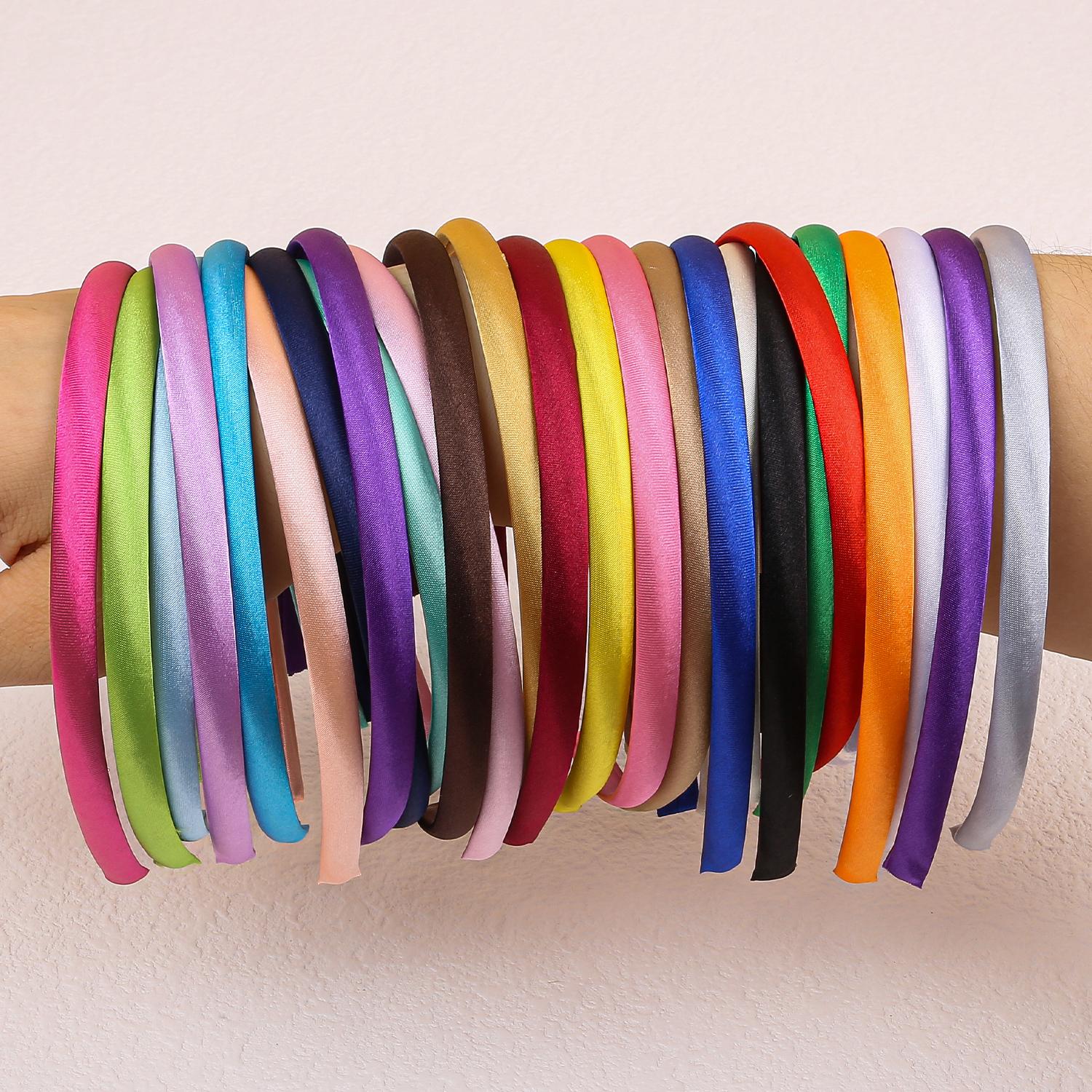9/27pcs Plastic Satin Headbands Girls Hairbands Fashion Women Non-slip Headband Children Kids DIY Handmade Hair Accessories
9/27pcs Plastic Satin Headbands Girls Hairbands Fashion Women Non-slip Headband Children Kids DIY Handmade Hair Accessories