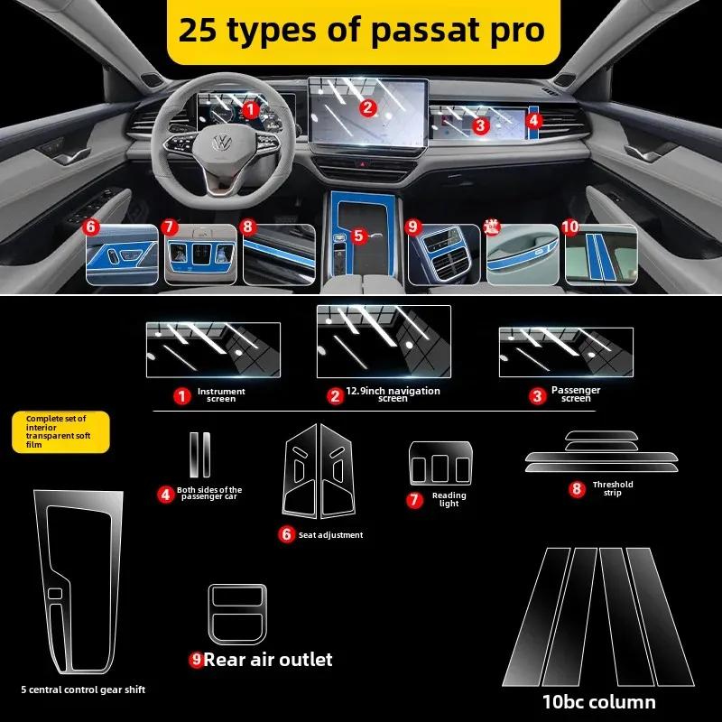 Tpu Transparent Film for 2025 Volkswagen Passat Pro Car Interior Sticker Console Dashboard Screen Protective Film Accessories 12.9 inch navigation
Tpu Transparent Film for 2025 Volkswagen Passat Pro Car Interior Sticker Console Dashboard Screen Protective Film Accessories 12.9 inch navigation