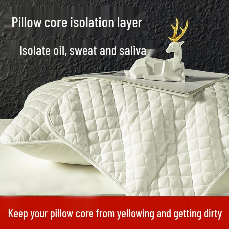 Protective Pillowcase Set: Anti-Oil and Saliva Shield for Pillow Core, Inner Cover, and Pillowcases - Ideal for Men. 48cm x 74cm
Protective Pillowcase Set: Anti-Oil and Saliva Shield for Pillow Core, Inner Cover, and Pillowcases - Ideal for Men. 48cm x 74cm