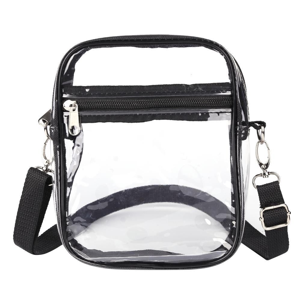 Transparent Shoulder Bag Waterproof PVC Messenger Bag Adjustable Strap Stadium Purse Large Capacity for Concerts Sports Events
Transparent Shoulder Bag Waterproof PVC Messenger Bag Adjustable Strap Stadium Purse Large Capacity for Concerts Sports Events