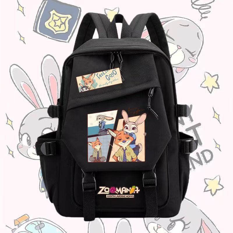 Crazy Animal City Animation Peripheral Judy Nick Fox Elementary School Bag Men S And Women S Casual Large Capacity Backpack backpack
Crazy Animal City Animation Peripheral Judy Nick Fox Elementary School Bag Men S And Women S Casual Large Capacity Backpack backpack